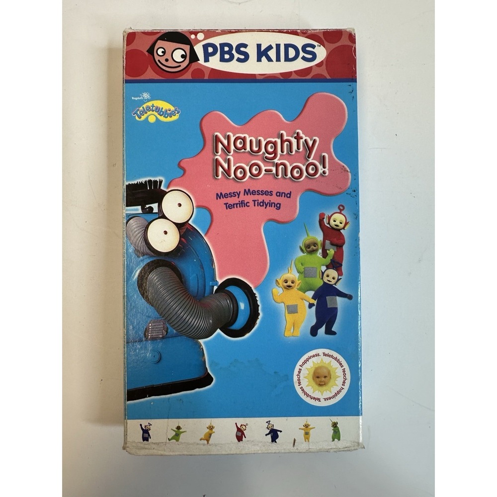 Teletubbies Naughty Noo Noo VHS 2005 PBS Kids Rare Promo Tested